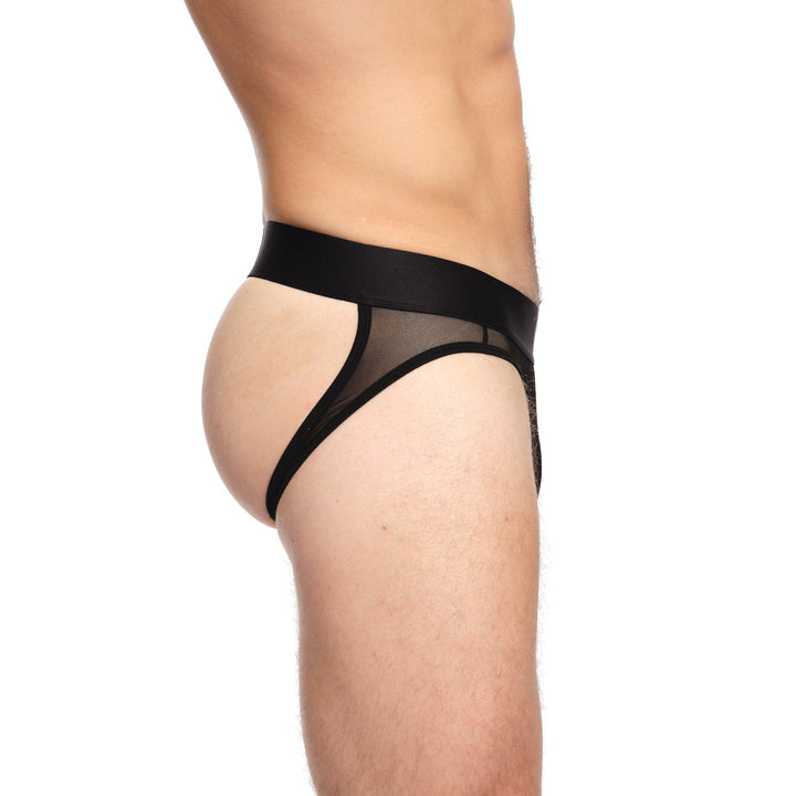 Just The Bones Sheer Y Jock Black