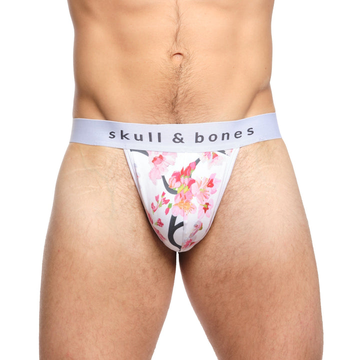 Cherry Blossom Thong White