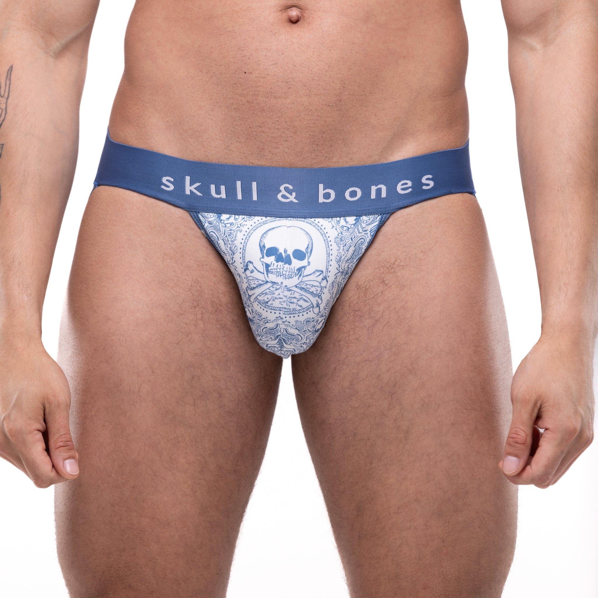 Bandana Underwear Bandanas Men's Jockstrap Skull and Bones