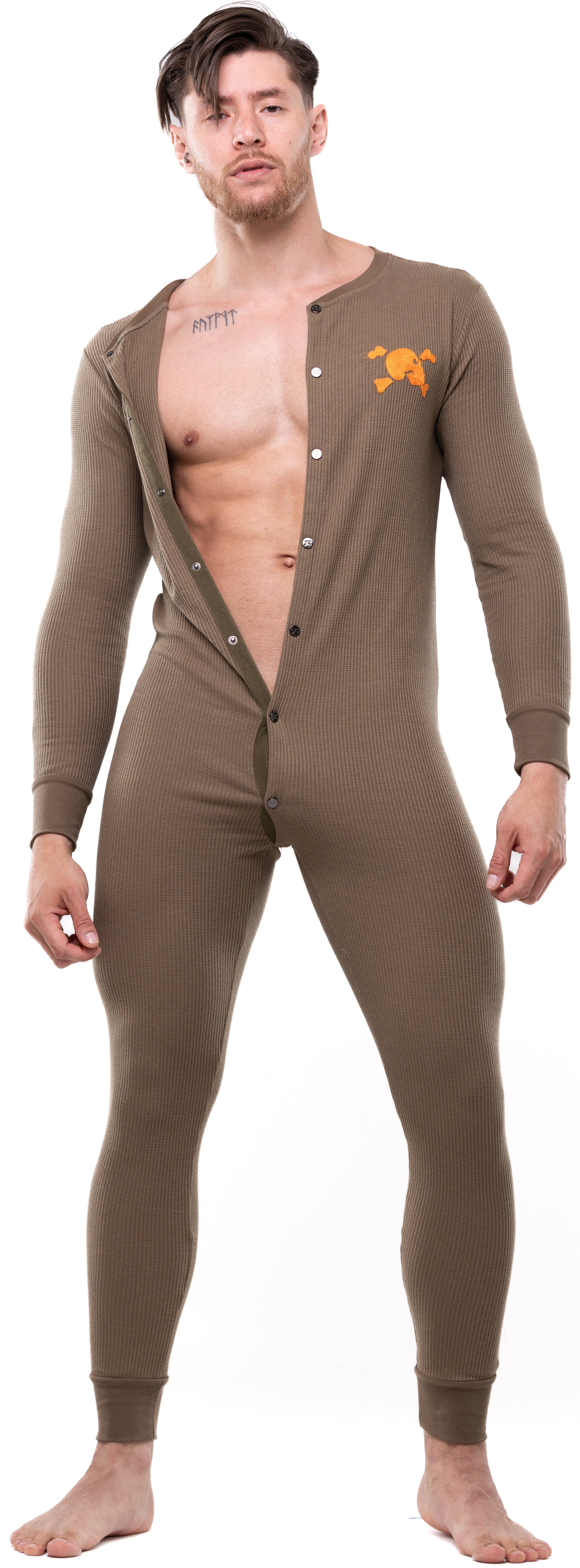 Signature Union Suit Onesie - Mens Onesie - Skull & Bones Union Suit Skull and Bones Signature Union Suit Onesie - Mens Onesie - Skull & Bones Union Suit Skull and Bones