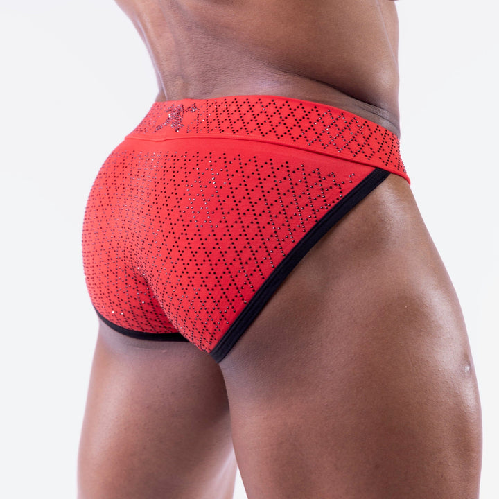 Crystal Cloud Sport Brief Red