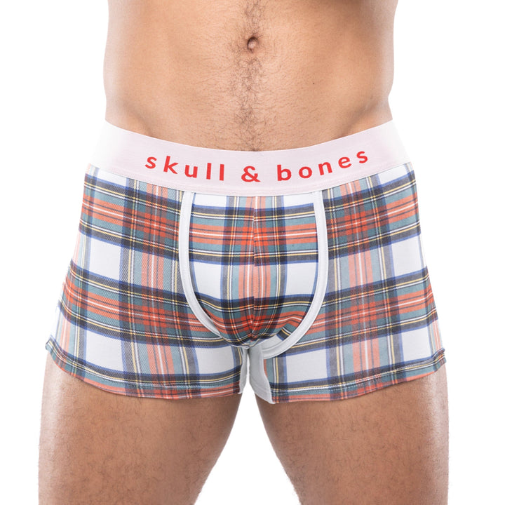 Tartan Plaid Trunk White