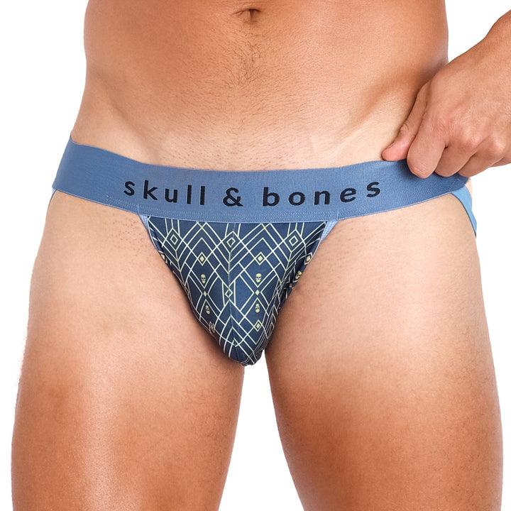 Art Deco Blue Jock