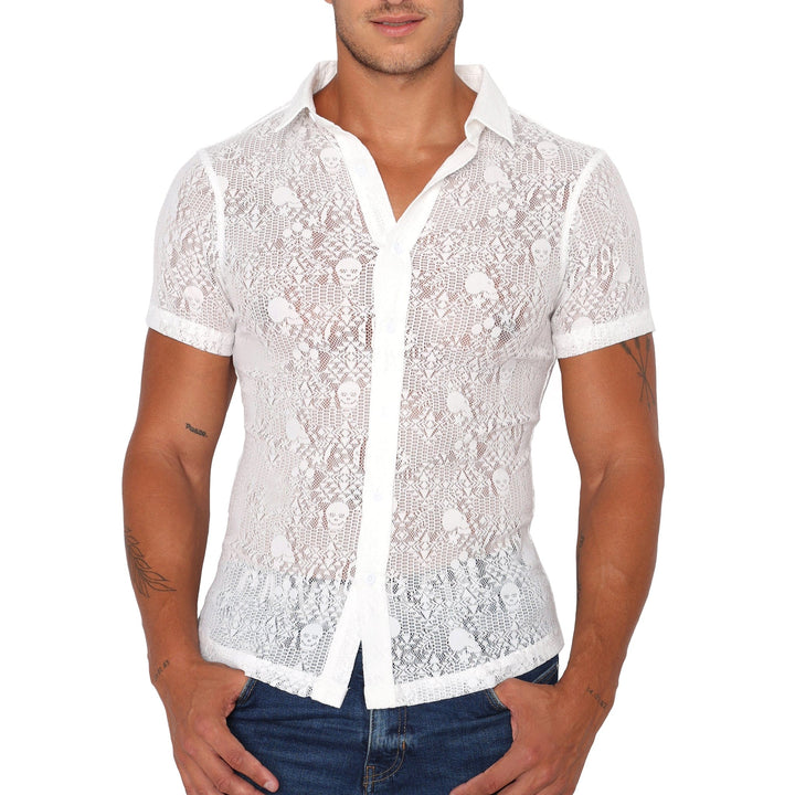 Skull & Bones Burnout Shirt Optic White