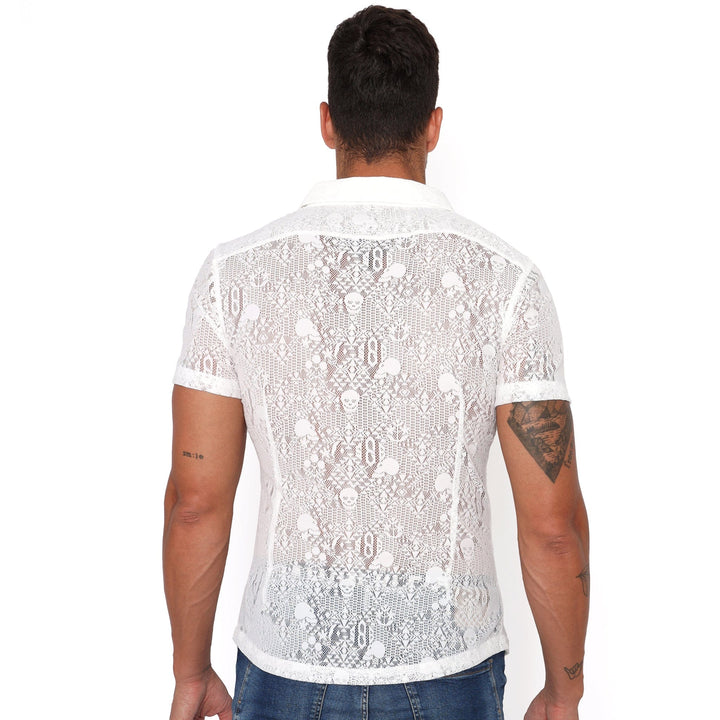 Skull & Bones Burnout Shirt Optic White
