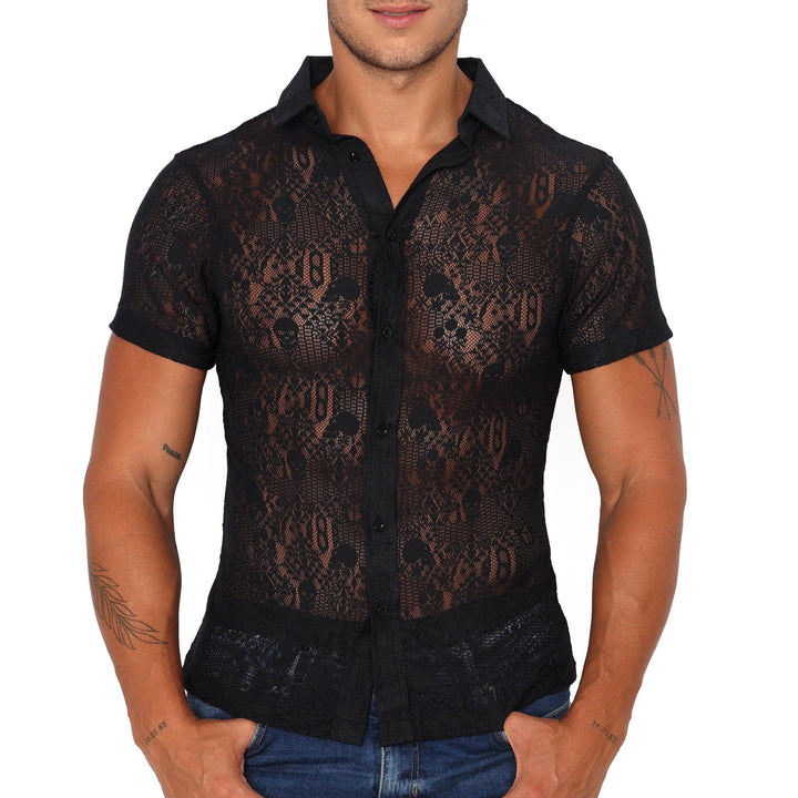 Skull & Bones Burnout Shirt Black