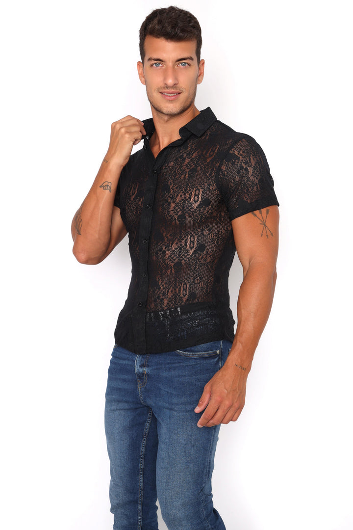 Skull & Bones Burnout Shirt Black