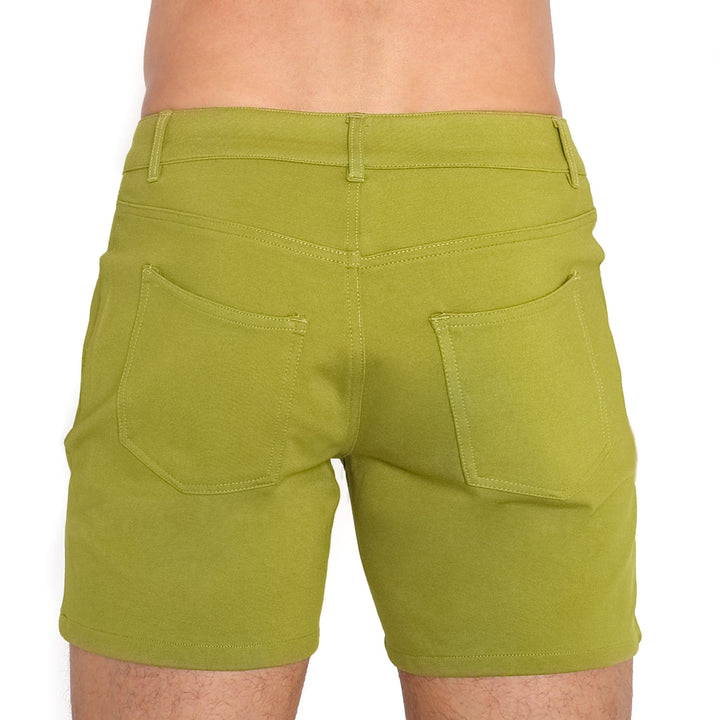 Logo Knit Stretch Short Green