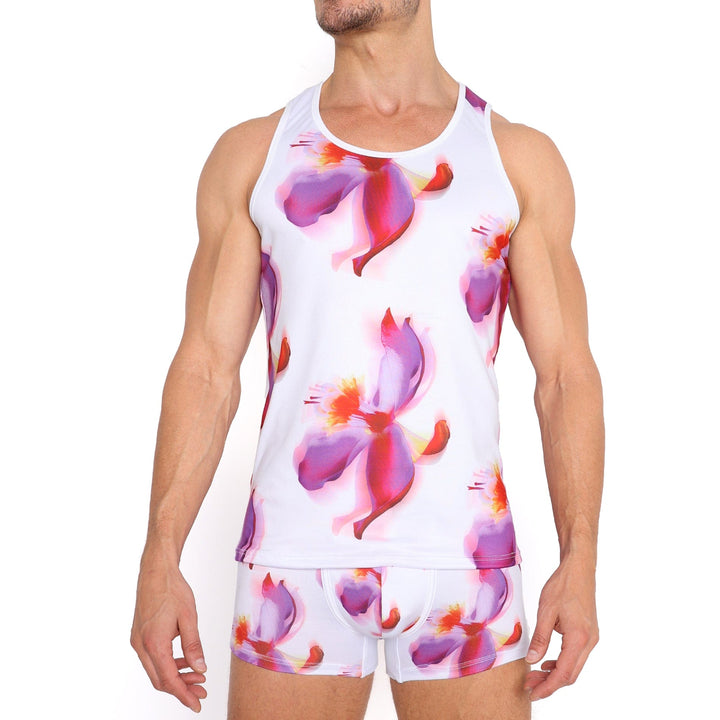 Blurry Orchid Tank