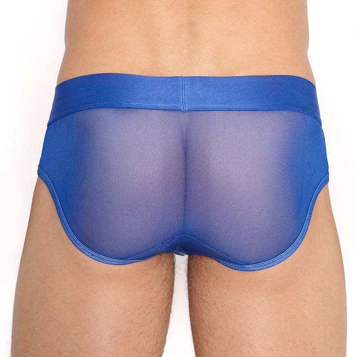 Just The Bones Sheer Brief Royal Blue