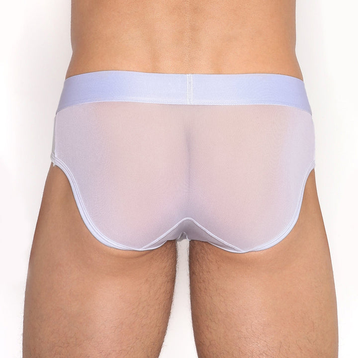 Just The Bones Sheer Brief White