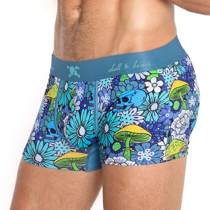 Groovy Floral Mushroom Trunk
