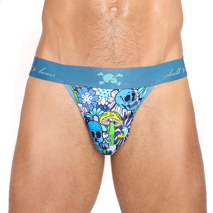 Groovy Floral Mushroom Jock