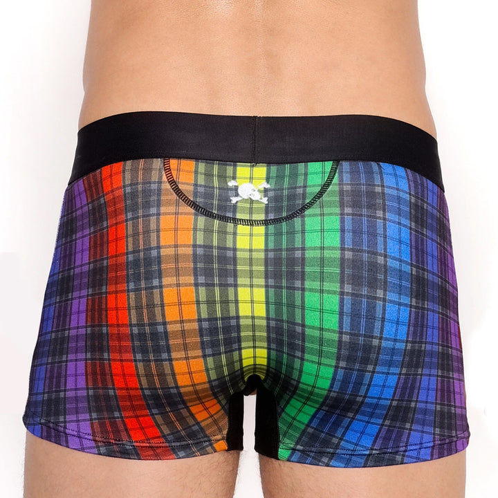 Rainbow Tartan Plaid Trunk