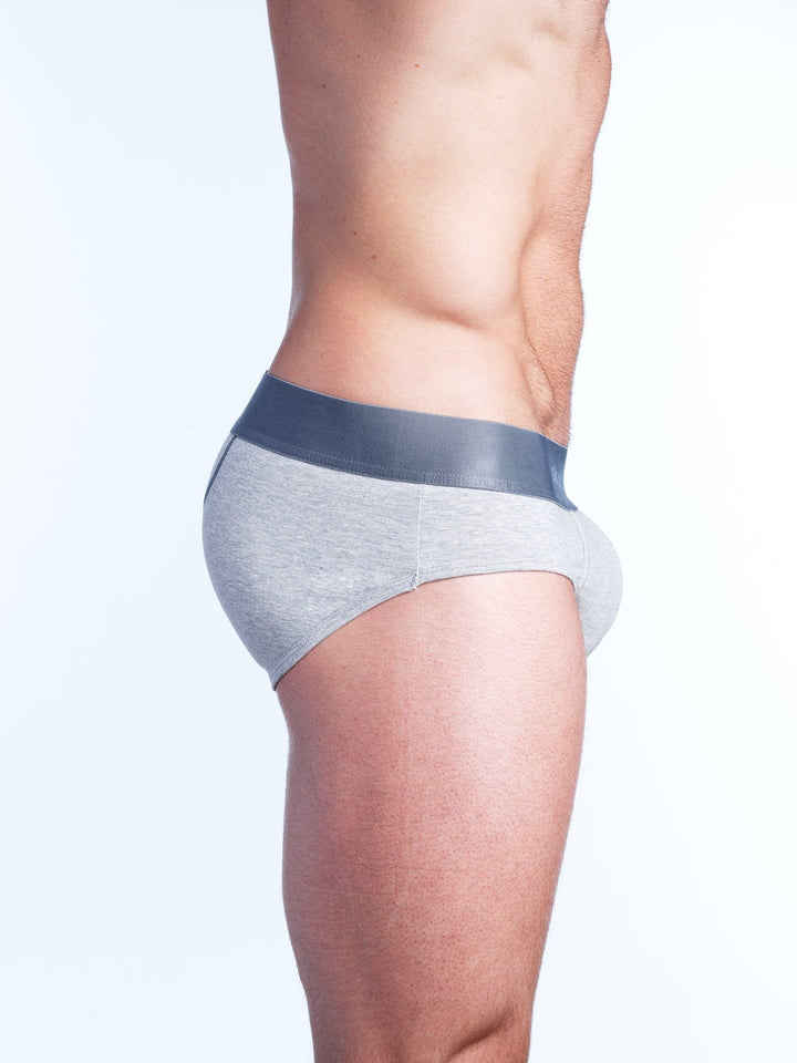 Just The Bones Brief Heather Grey
