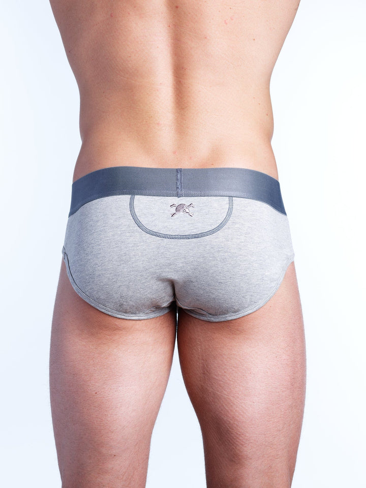 Just The Bones Brief Heather Grey