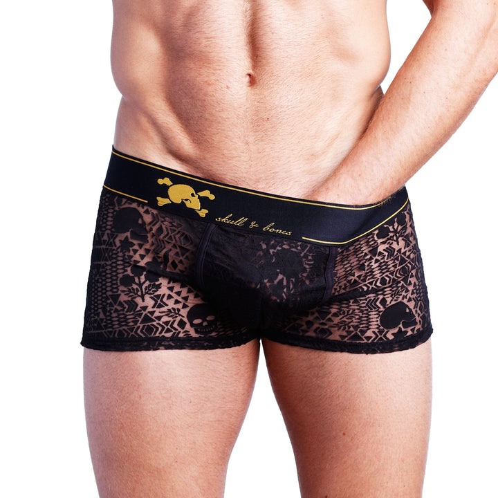 Skull and Bones Burnout Trunk Black