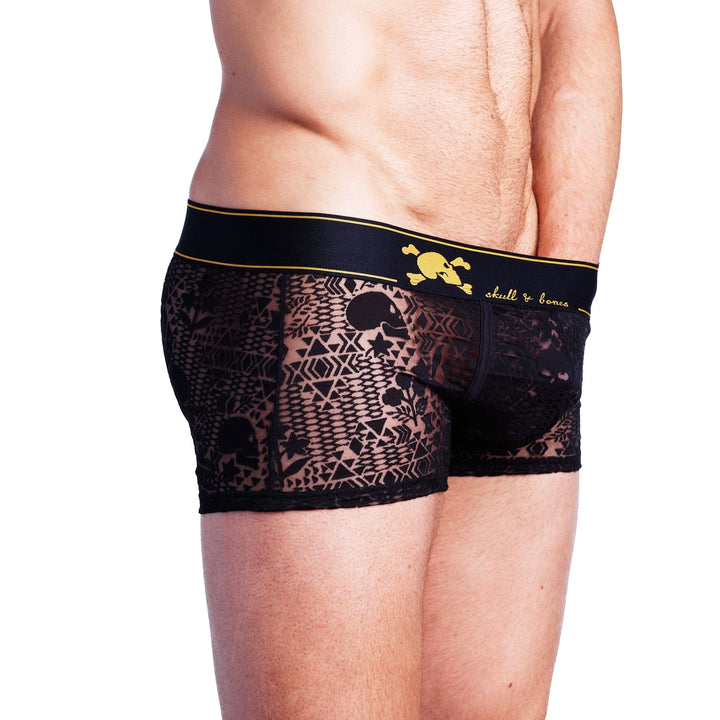 Skull and Bones Burnout Trunk Black