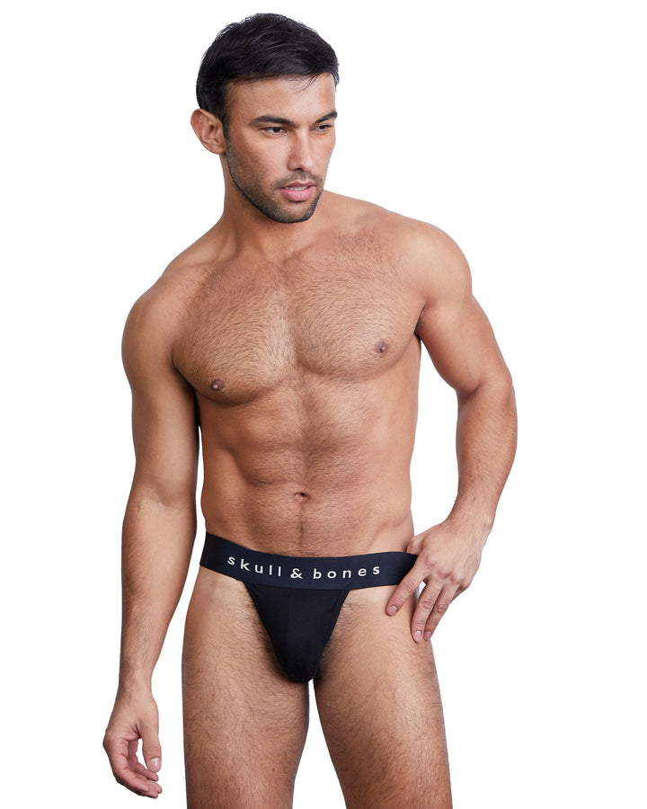 Just The Bones Thong Black