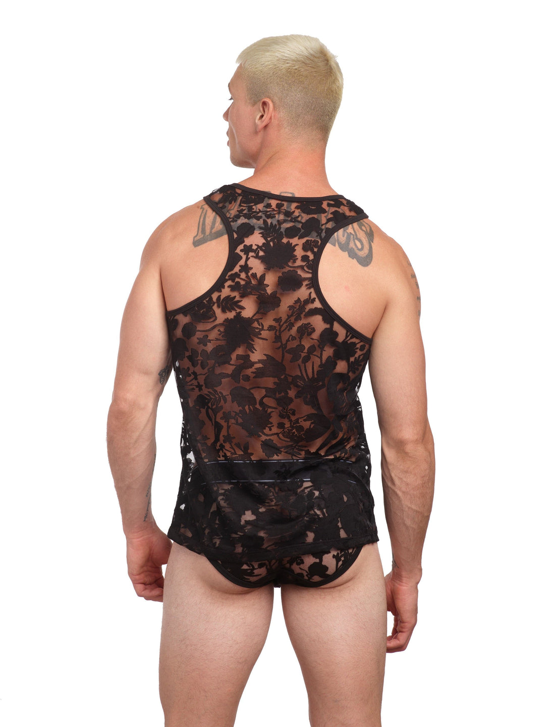 Dutch Floral Burnout Tank Top