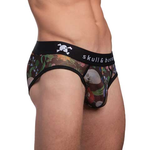 Dutch Floral Mesh Brief