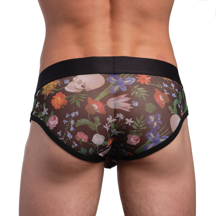 Dutch Floral Mesh Brief