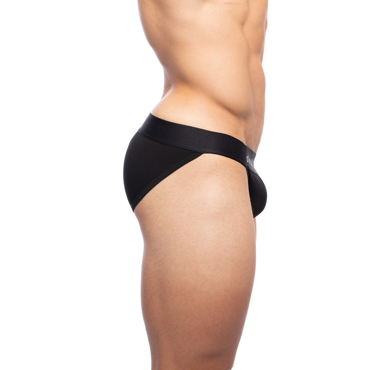 Just the Bones Sport Brief Black