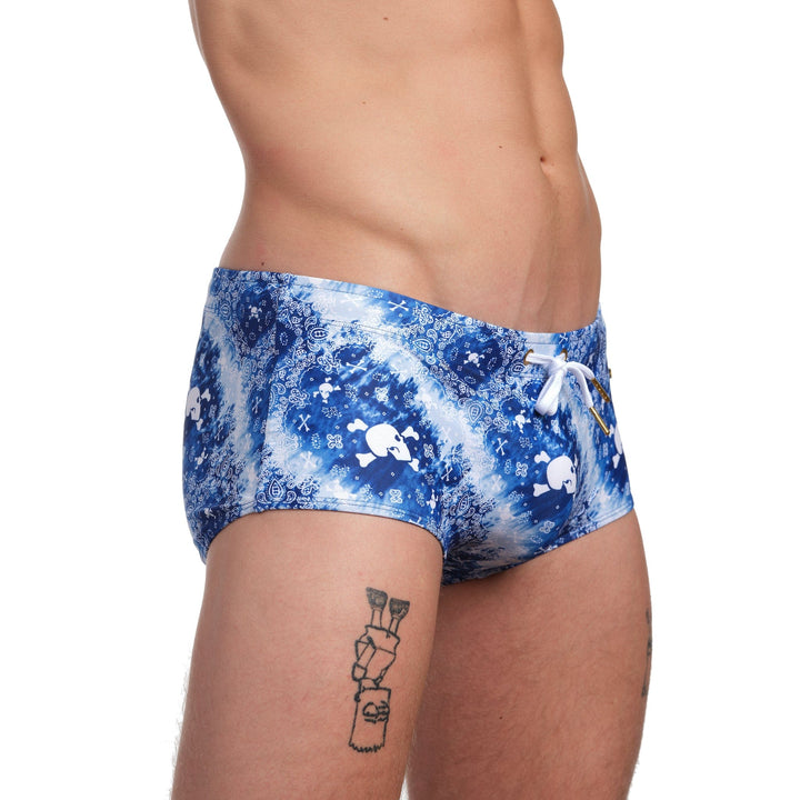 Indigo Bandana Swim Trunk