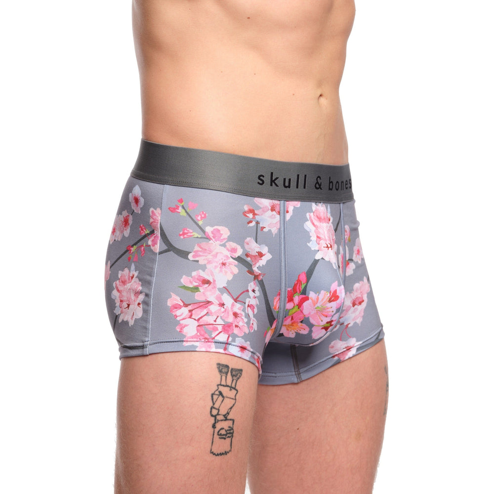  Skull and Bones Classic Trunk Underwear - SB02 (Pink Shark  Print, S) : Clothing, Shoes & Jewelry