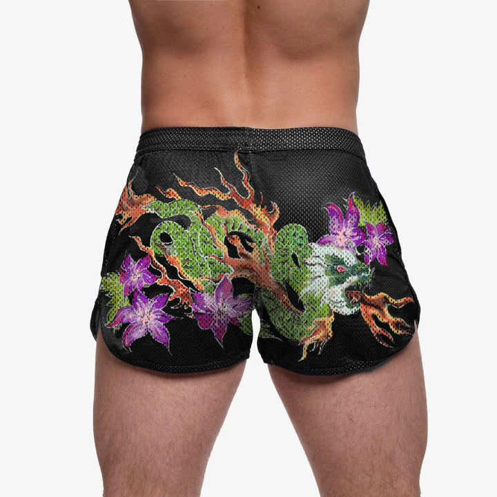 Fire Breathing Dragon Mesh Short