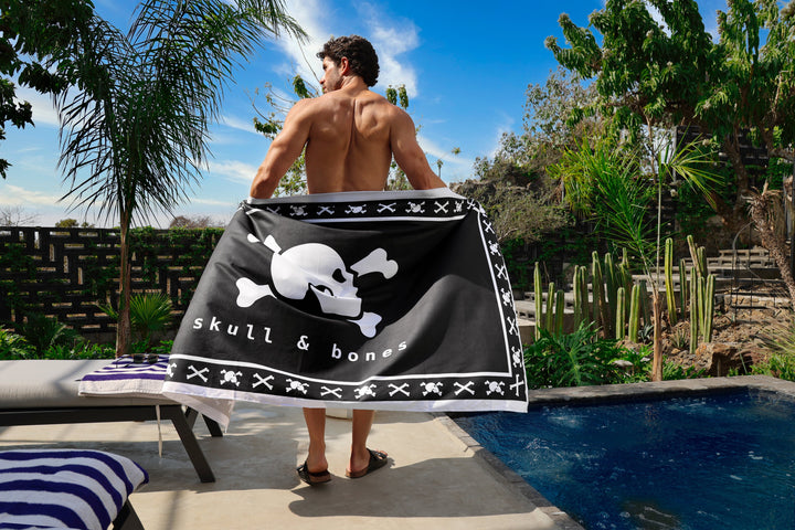 Skull and Bones Logo Towel