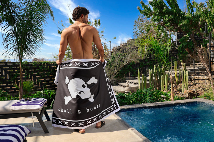 Skull and Bones Logo Towel