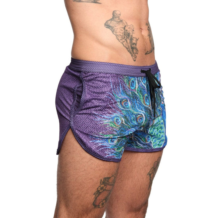 Peacock Mesh Short