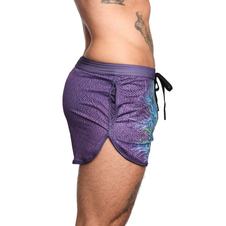 Peacock Mesh Short