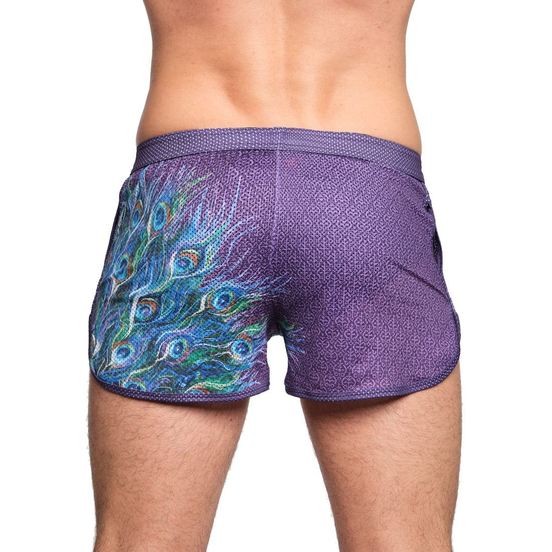 Peacock Mesh Short