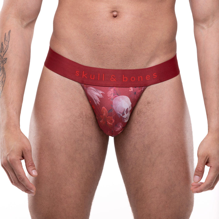 Dutch Floral Thong Red