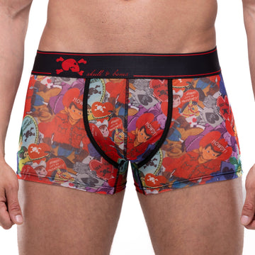 Classic Men's Printed Boxer Trunk Underwear - Mens Trunk Underwear ...