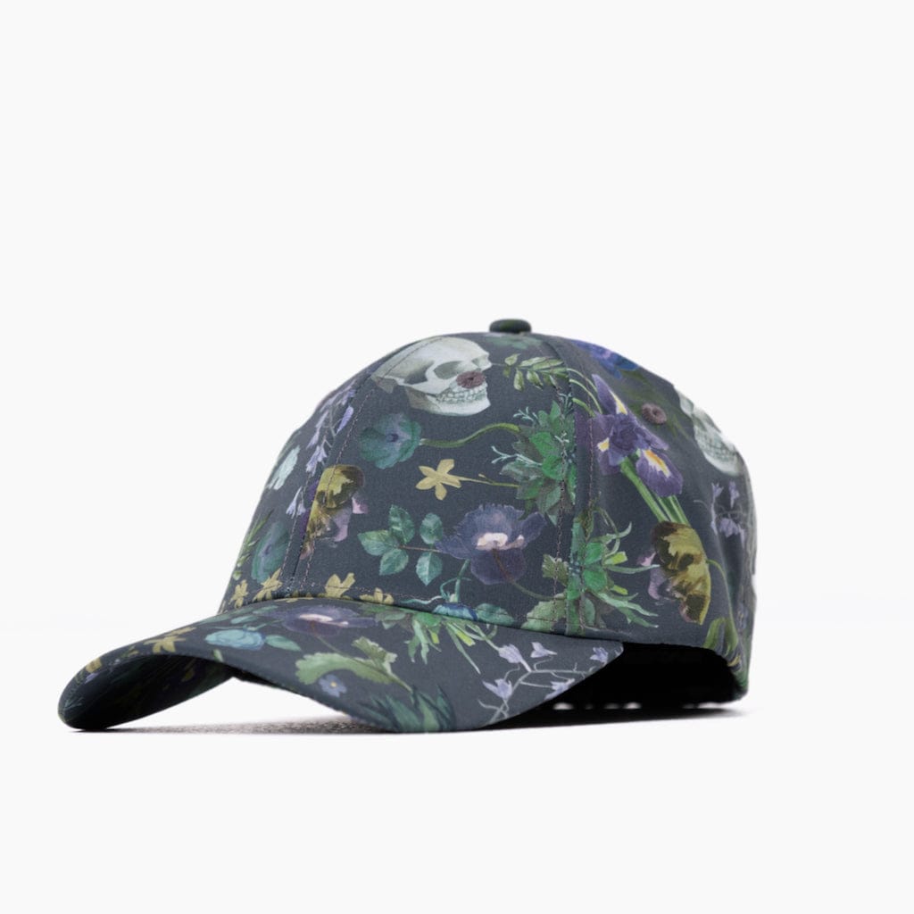Hand-Painted Dutch Floral Hat Green