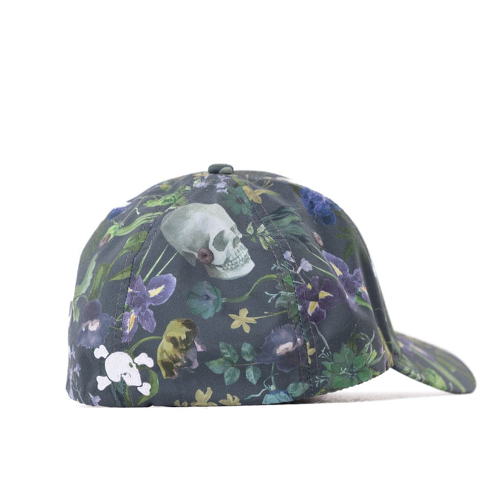Hand-Painted Dutch Floral Hat Green
