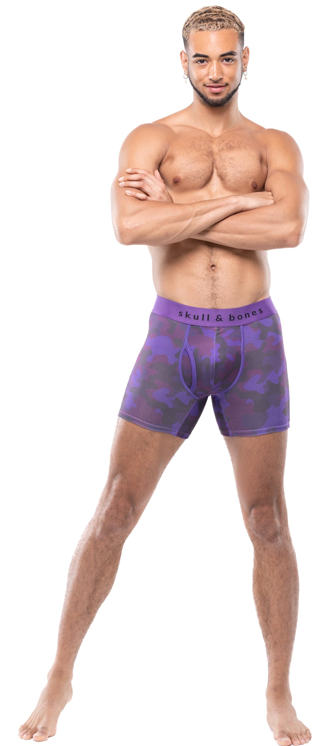 Purple Camo Boxer Brief