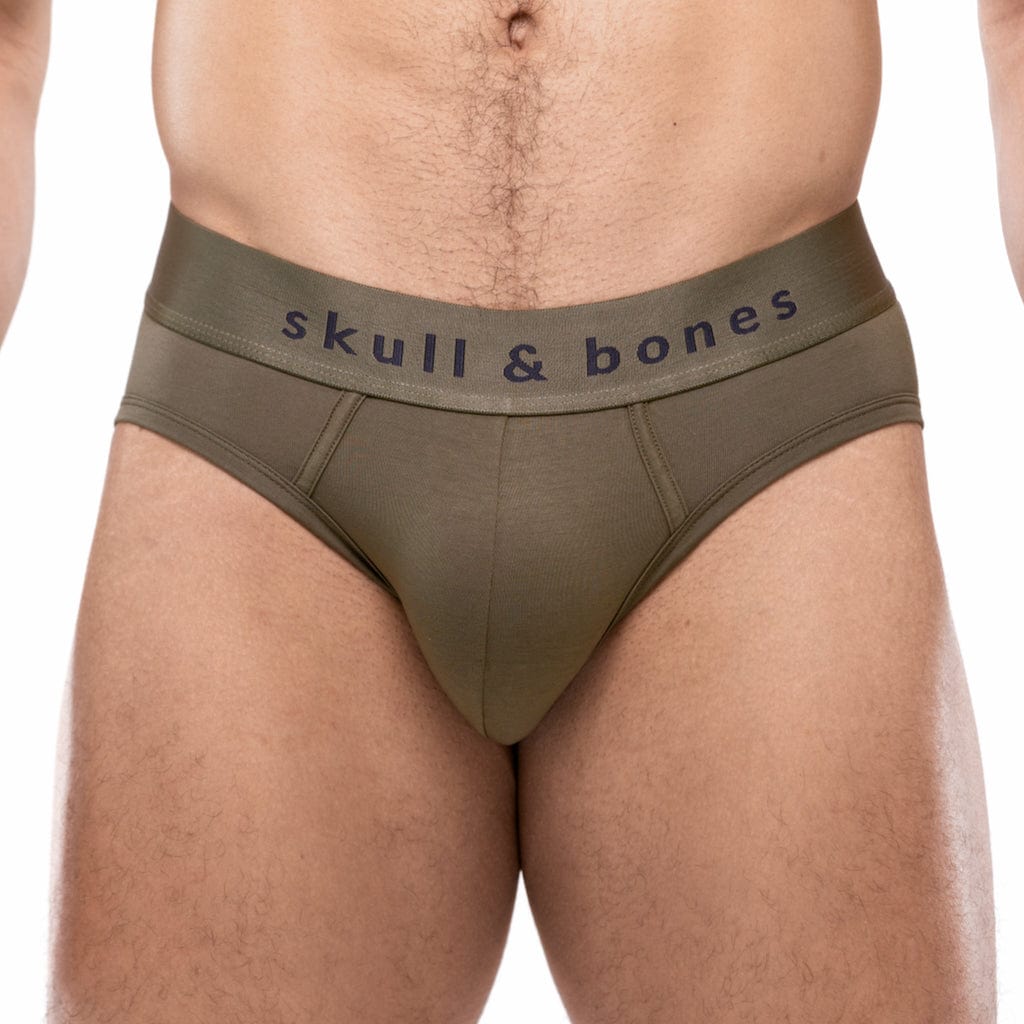 Just the Bones Brief Army Green