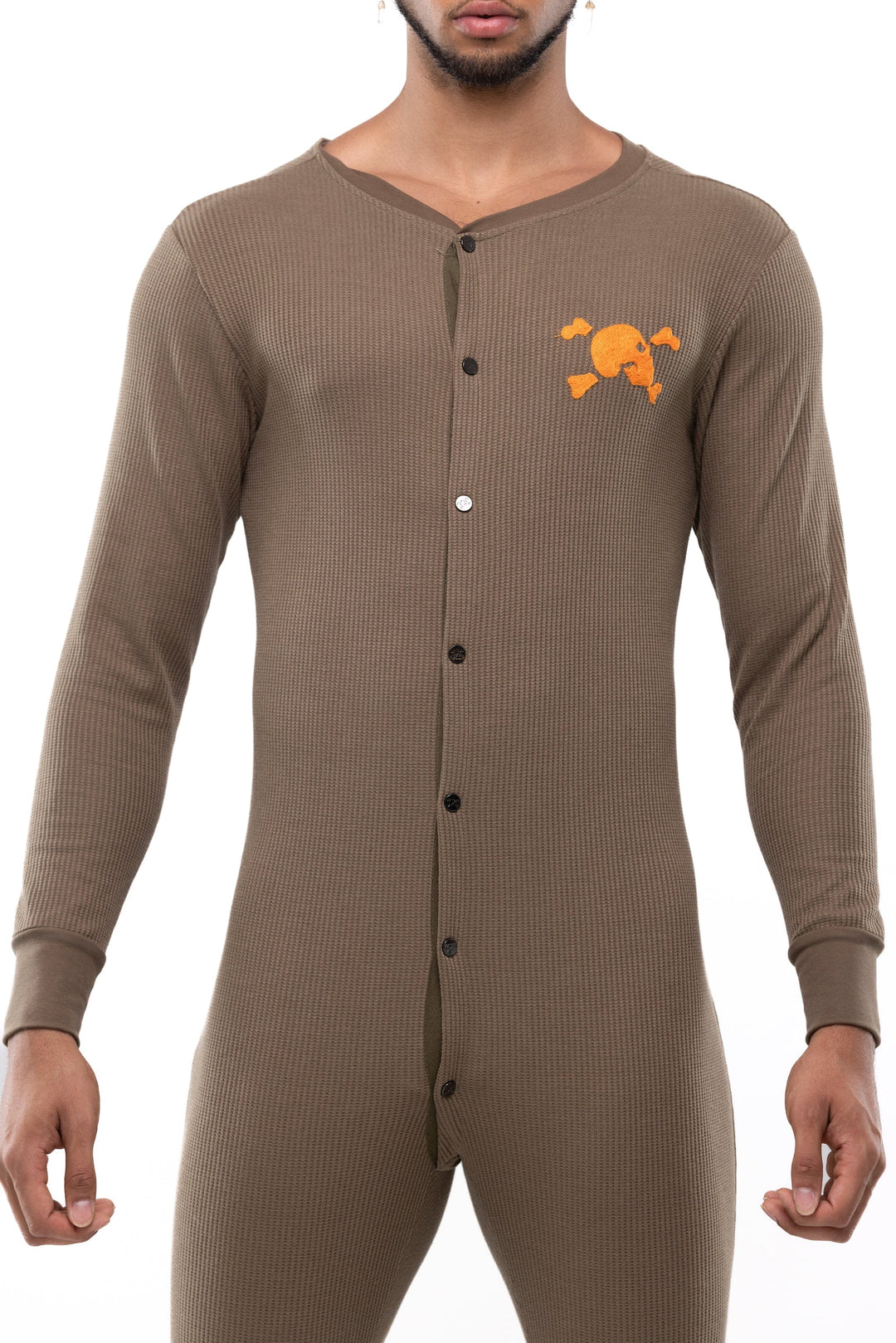 Signature Union Suit Onesie - Mens Onesie - Skull & Bones Union Suit Skull and Bones Signature Union Suit Onesie - Mens Onesie - Skull & Bones Union Suit Skull and Bones