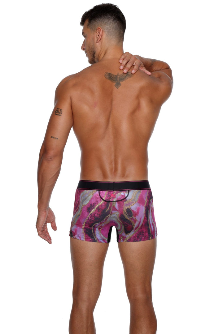 Skull and BonesAgate Stone Dark Pink Trunk