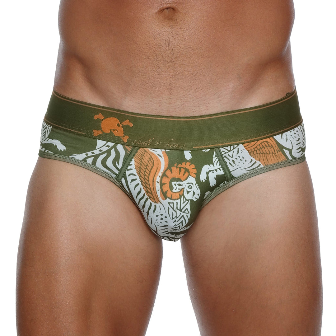 Skull and BonesCreosphynx Olive Brief