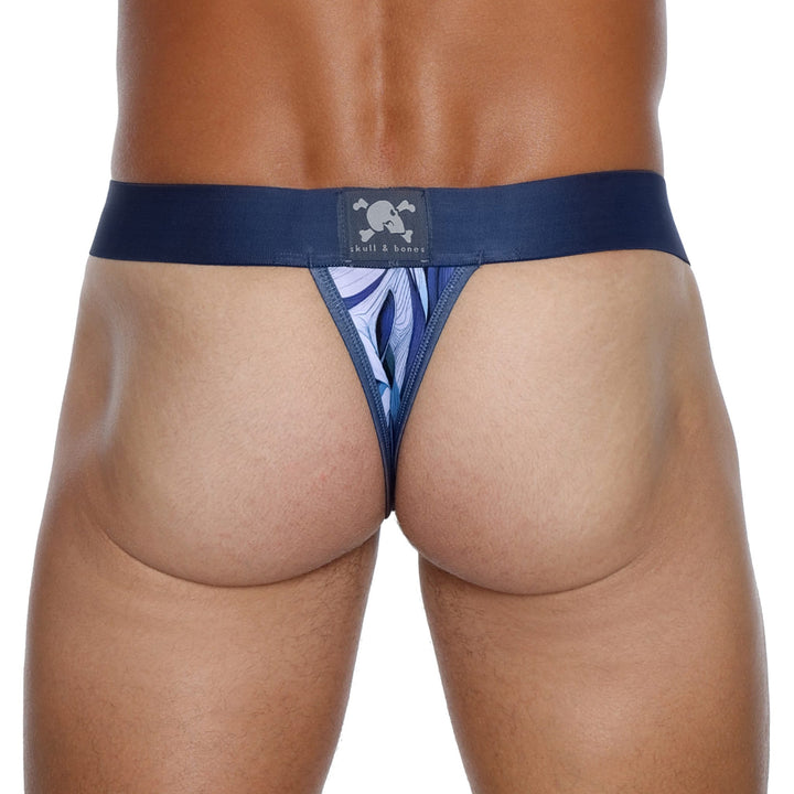 Skull and BonesHorse Blue Thong