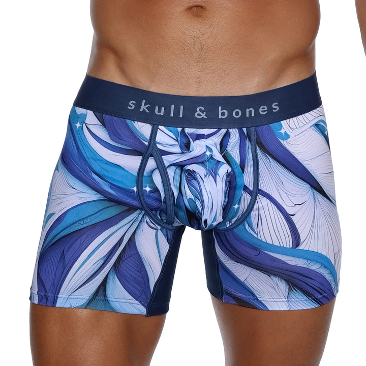 Horse Blue Boxer Brief