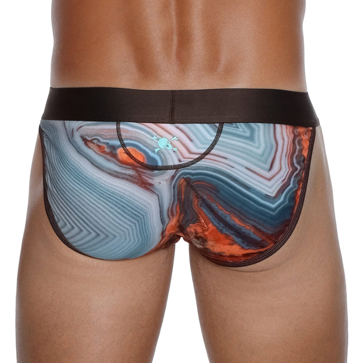 Skull and BonesAgate Stone Brown Sport Brief