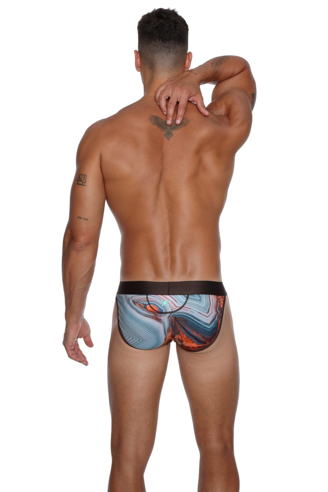 Skull and BonesAgate Stone Brown Sport Brief