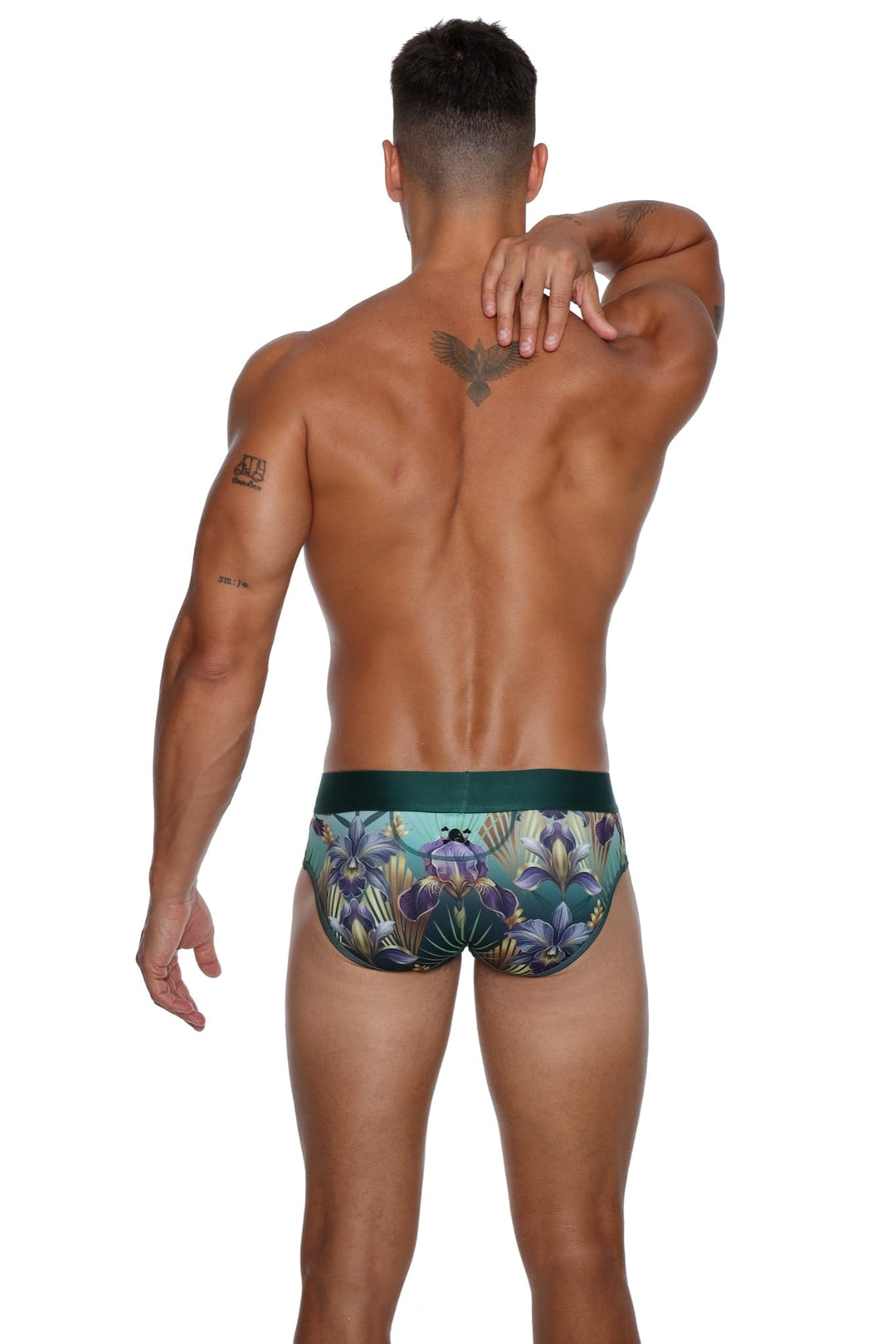 Skull and BonesArt Deco Floral Brief
