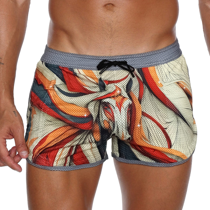 Skull and BonesHorse Black Mesh Short